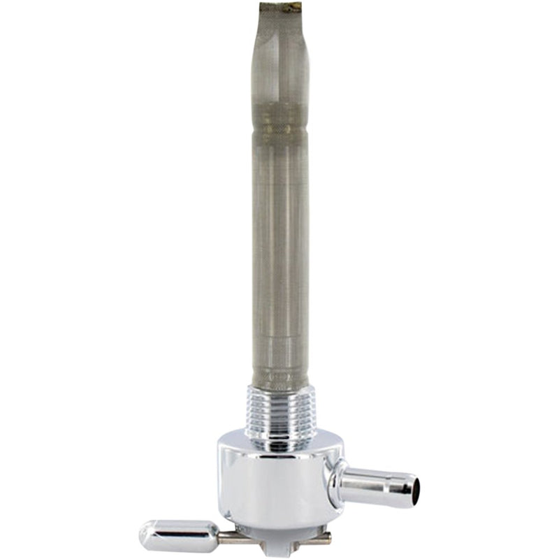PINGEL Round Fuel Valve - Chrome - 3/8" NPT 6211-CR