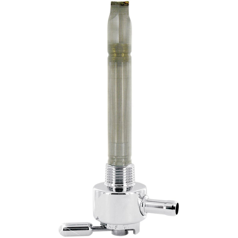 PINGEL Round Fuel Valve - Chrome - 3/8" NPT 4211-CR