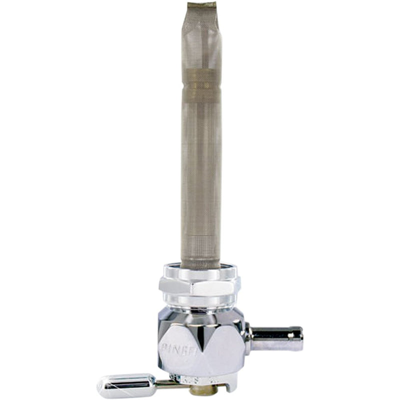 PINGEL Hex Fuel Valve - Diamond Chrome - 22 mm 4311-CD