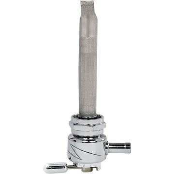 PINGEL Round Fuel Valve - Lightning Chrome - 22 mm 4311-CL
