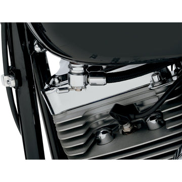 PINGEL Round Fuel Valve - Chrome - 22 mm 4311-CR