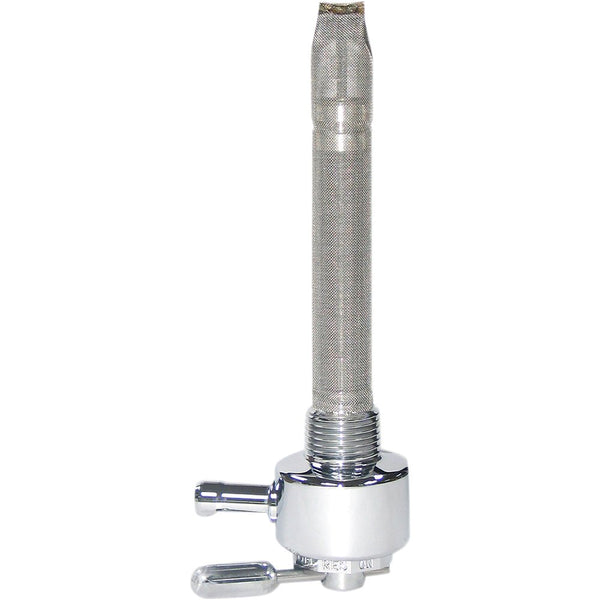 PINGEL Round Fuel Valve - Chrome - 3/8