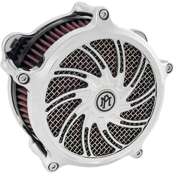 PERFORMANCE MACHINE (PM) Super Gas Universal Faceplate - Supra - Chrome 02062010SUPCH