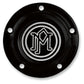 PERFORMANCE MACHINE (PM) Ignition Cover - Scalloped - 5 Hole - Contrast Cut* - Twin Cam 0177-2029-BM
