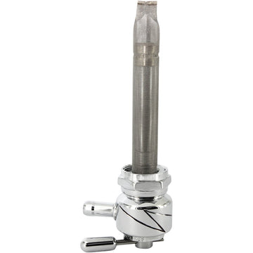 PINGEL Round Fuel Valve - Lightning Chrome - 22 mm 1311-CL