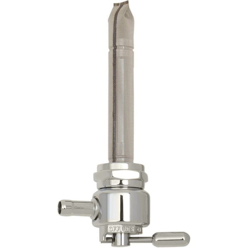 PINGEL Round Fuel Valve - Chrome - 22 mm 1311-CR