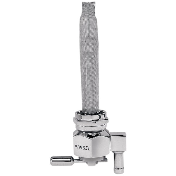 PINGEL Hex Fuel Valve - Chrome - 22 mm 6391-CH