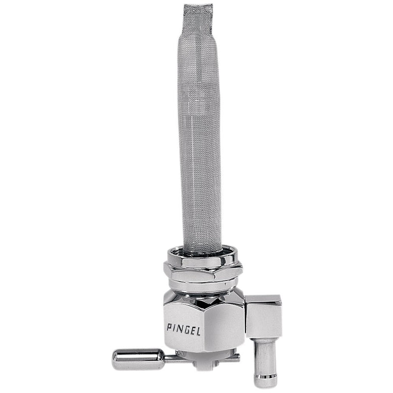 PINGEL Hex Fuel Valve - Chrome - 22 mm 6391-CH