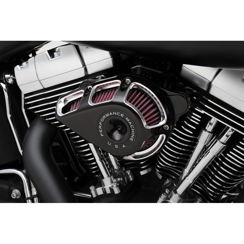 PERFORMANCE MACHINE (PM) Jet Air Cleaner Kit - Contrast Cut* 0206-2112-BM