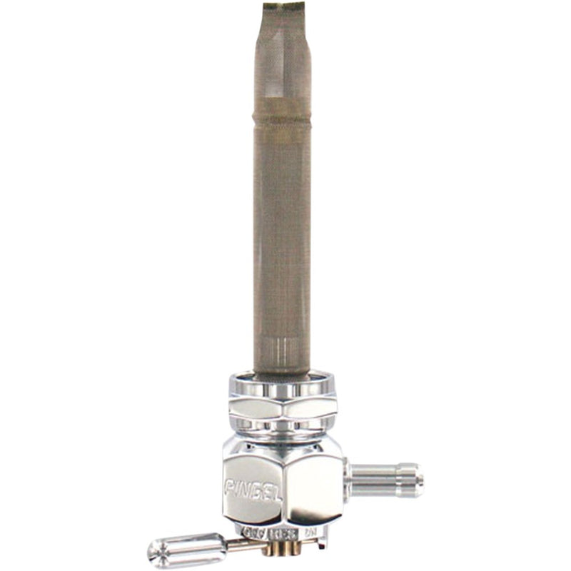 PINGEL Hex Fuel Valve - Chrome - 22 mm 4311-CH