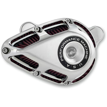 PERFORMANCE MACHINE (PM) Jet Air Cleaner Kit - Chrome 0206-2112-CH