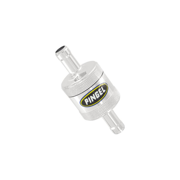 PINGEL Fuel Filter - Standard - Chrome - 3/8