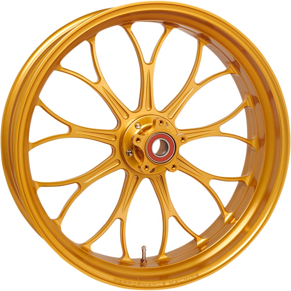 PERFORMANCE MACHINE (PM) Wheel - Revolution - Front - Dual Disc/with ABS - Gold Ops* - 18x5.5 1204-7814R-RVNAP-G