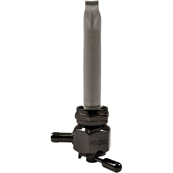 PINGEL Hex Fuel Valve - Black Chrome - 22 mm 6311-CHBLK