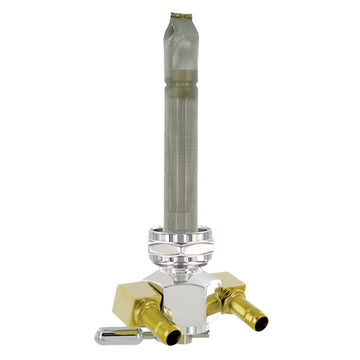 PINGEL Power Flo* Fuel Valve - 22 mm - Hex - 90? - Aluminum 3311-D-AH