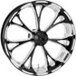 PERFORMANCE MACHINE (PM) Wheel - Virtue - Front - Dual Disc/with ABS - Platinum Cut* - 21x3.5 - '08+ FLD 1204-7106P-VIRAJ-BMP