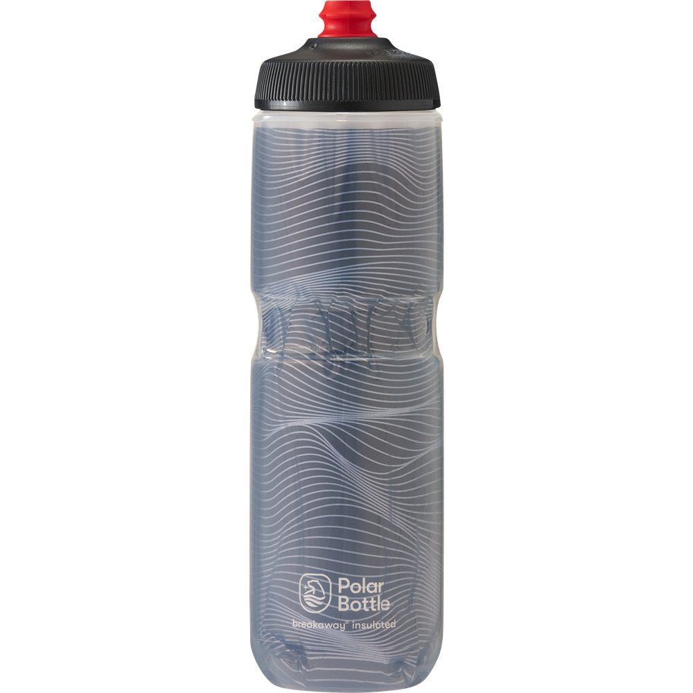 POLAR BOTTLE Breakaway? Insulated Bottle - Bolt - Charcoal/Silver - 24 oz. INB24OZ13