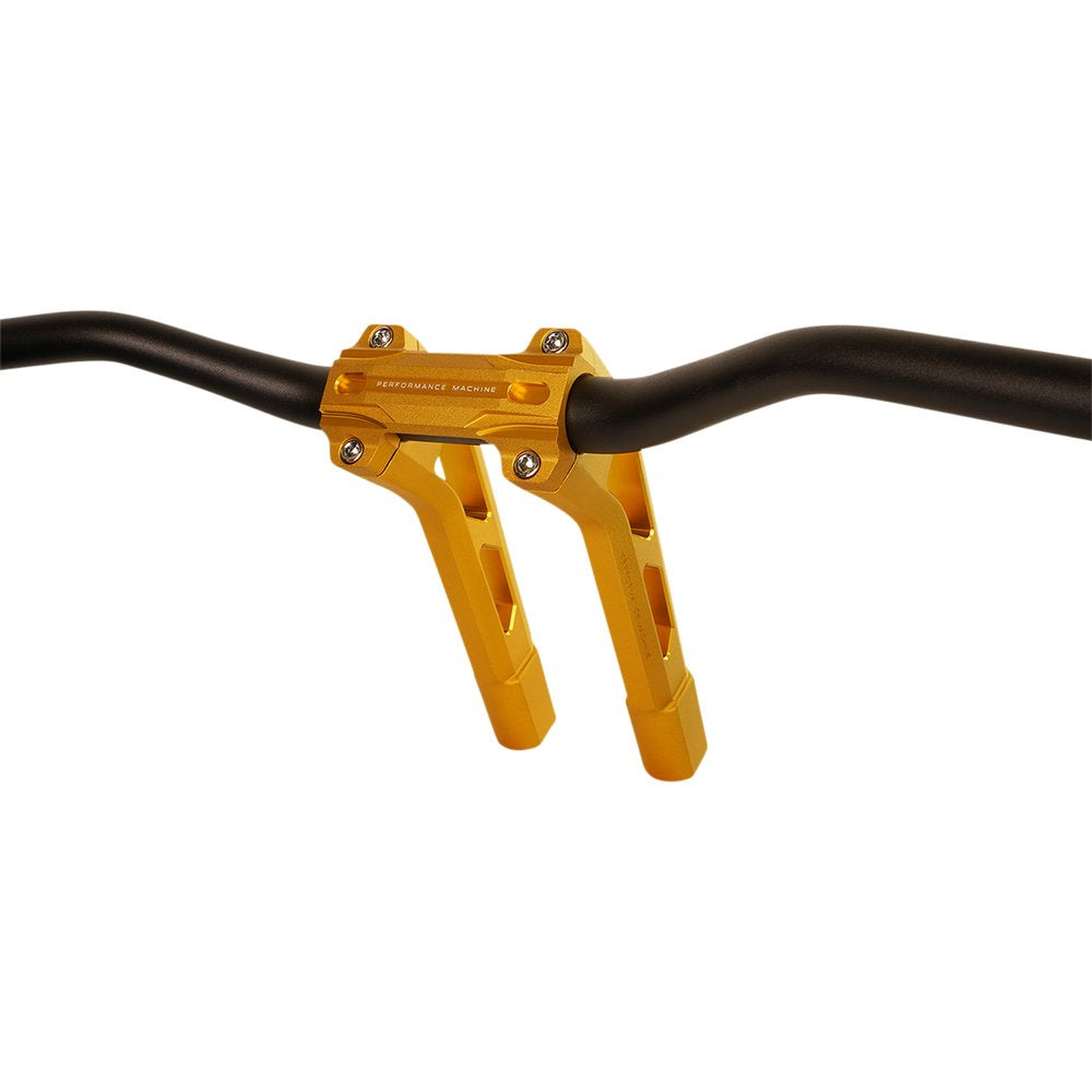 PERFORMANCE MACHINE (PM) Handlebar Assembly - Internal Wiring - Gold Ops 0208-2187M-SMG