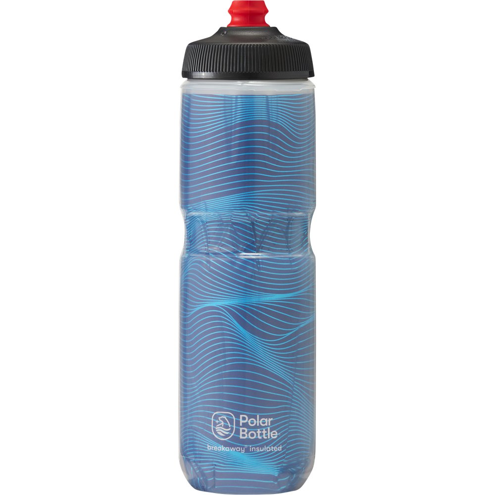 POLAR BOTTLE Breakaway? Insulated Bottle - Bolt - Blue/Silver - 24 oz. INB24OZ15