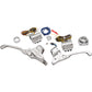 PERFORMANCE MACHINE (PM) Handlebar Control Kit - Cable - 9/16" Master Cylinder - Chrome 0062-4019-CH