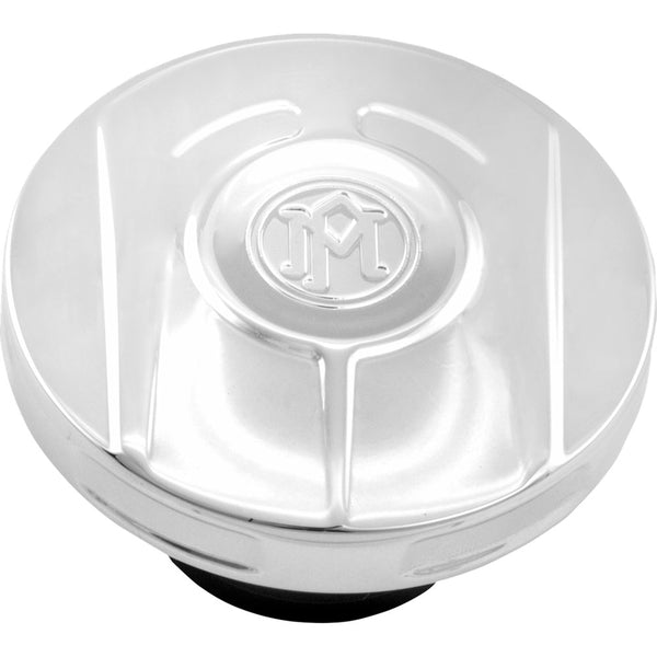 PERFORMANCE MACHINE (PM) Gas Cap - Scallop - Chrome 0210-2071SCA-CH