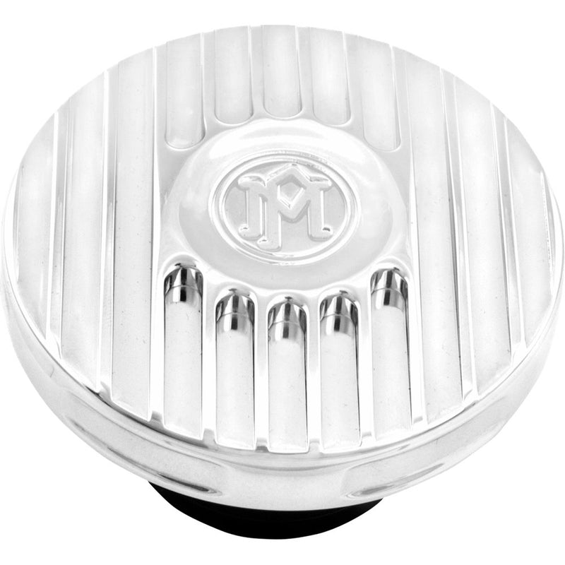 PERFORMANCE MACHINE (PM) Gas Cap - Grill - Chrome 0210-2071GRL-CH