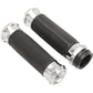 PERFORMANCE MACHINE (PM) Overdrive Custom Grips - TBW - Chrome 0063-2082-CH