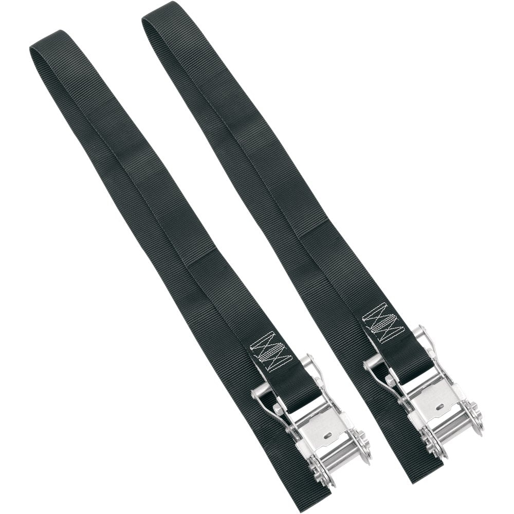 POWERTYE MFG. Endless Ratchet Tie-Downs - 1-1/2" x 4' - Black 30042