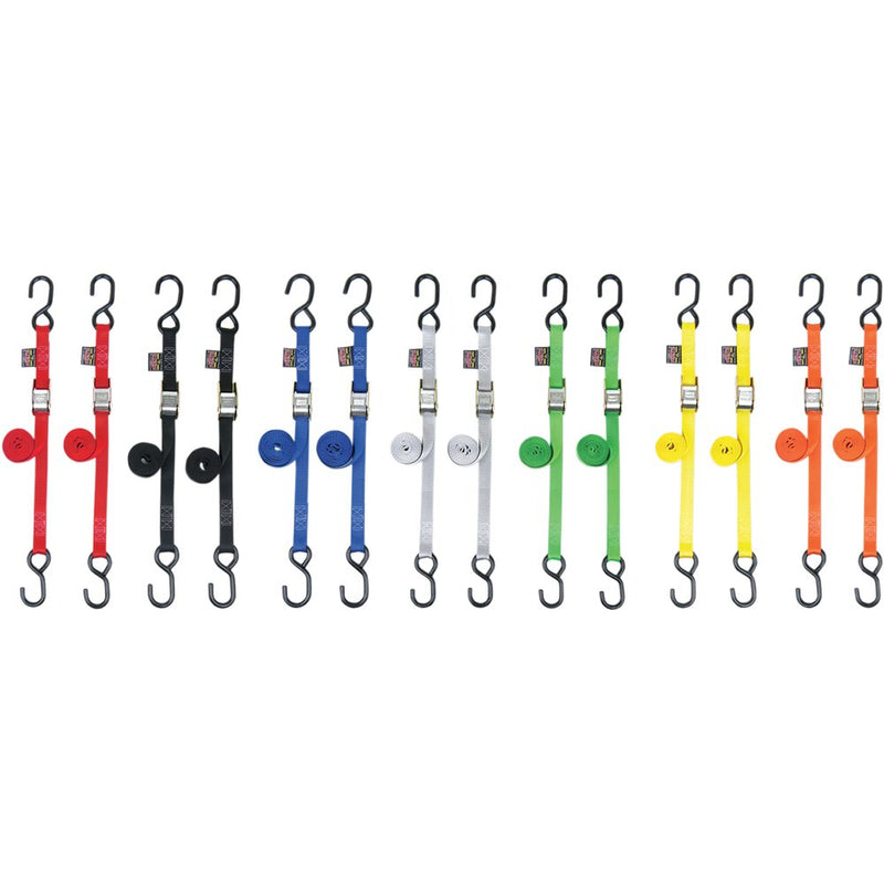 POWERTYE MFG. Standard Tie-Downs - 1" x 5-1/2' - Green 22265