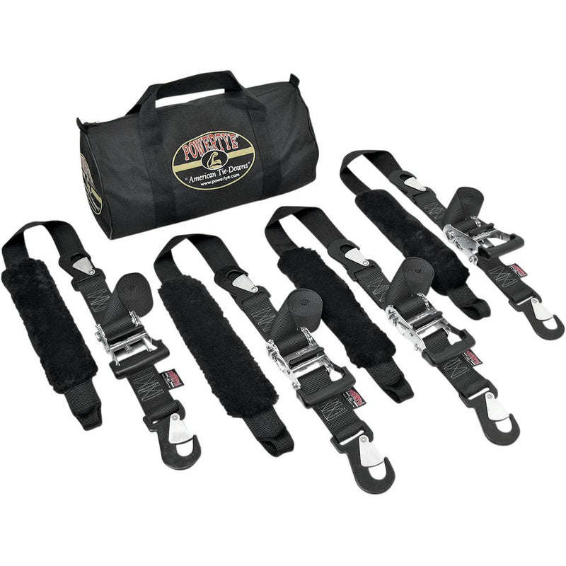 POWERTYE MFG. Big Daddy Trailer Kit - 2" x 6-1/2' - Black TRAILERKIT-102