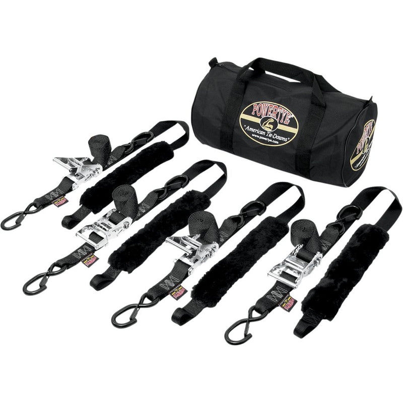 POWERTYE MFG. Fat Strap Trailer Kit - Black TRAILERKIT-82