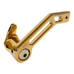 PRO-ONE PERF.MFG. Touring T-Rex Shorty Brake Arm - Gold - '08 -'13 FL 500772TIN