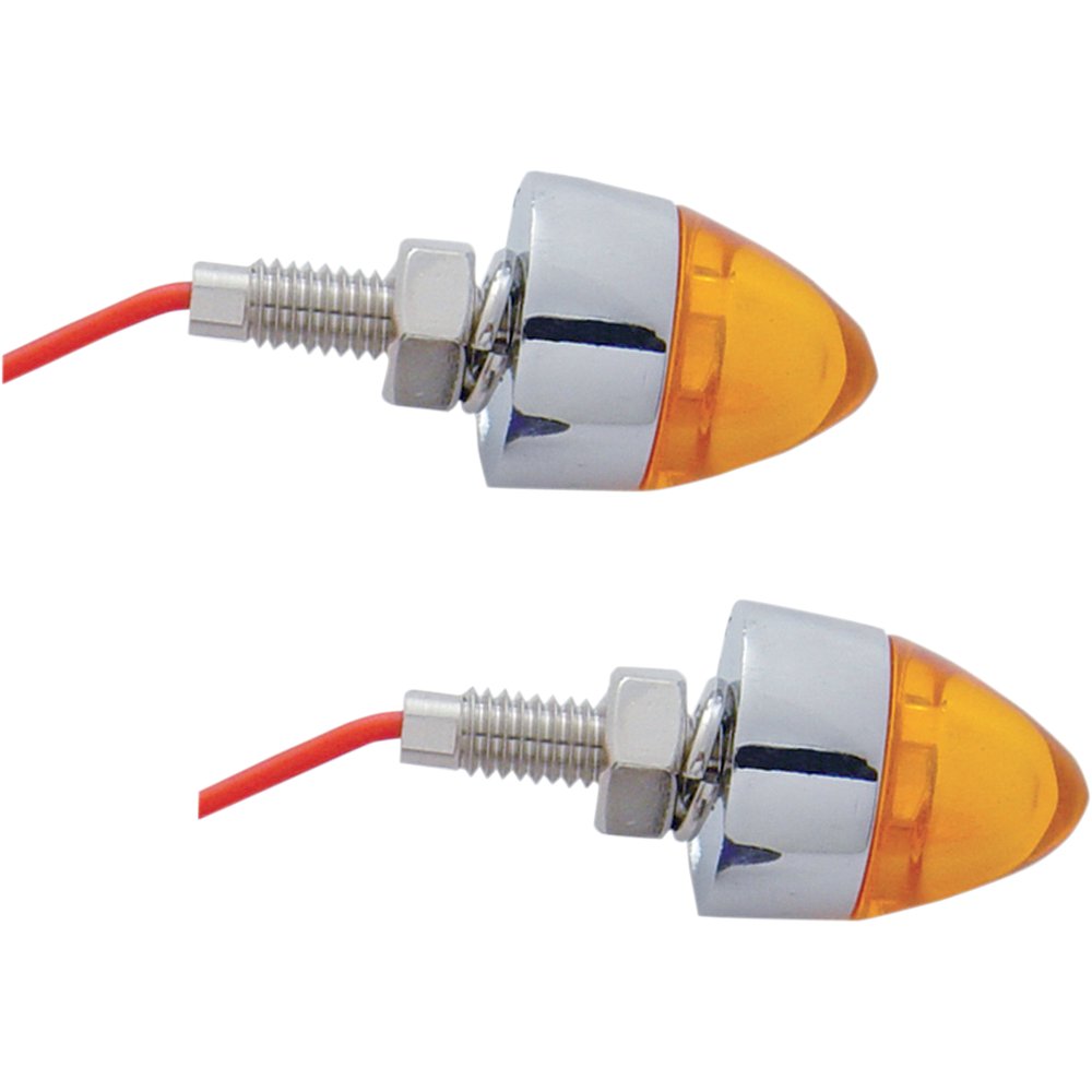 PRO-ONE PERF.MFG. Bullet Mini Marker Lights - Amber 402250