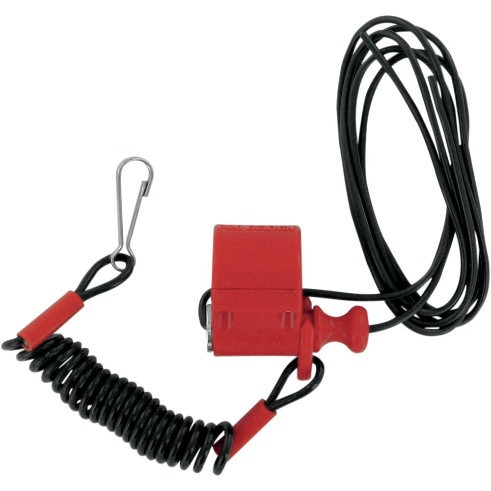PRO DESIGN Kill Switch Lanyard - Red/Black PD102