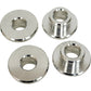 PRO-ONE PERF.MFG. Solid Riser Bushing Kit - Raw Aluminum 103060RAW