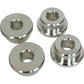 PRO-ONE PERF.MFG. Solid Riser Bushing Kit - Raw Aluminum 103050RAW