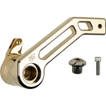 PRO-ONE PERF.MFG. Touring T-Rex Shorty Brake Arm - Gold - '08 -'13 FL 500772TIN