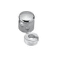 PRO-ONE PERF.MFG. Chrome Billet Choke Cable Knob Cover - Smooth 200210