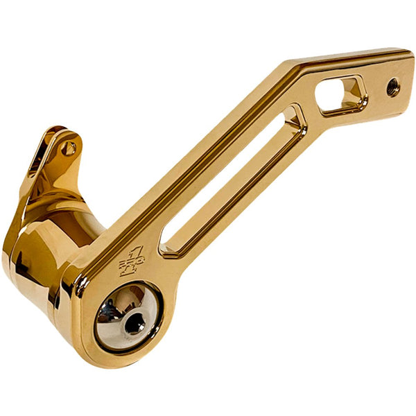 PRO-ONE PERF.MFG. Touring T-Rex Shorty Brake Arm - Gold - '14-'22 FL 500773TIN