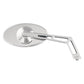 PRO-ONE PERF.MFG. Mirror - Weekend Warrior - Side View - Cut-Out - Oval - Chrome - Right 102320