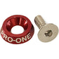 PRO-ONE PERF.MFG. Seat Bolt - 1/4"-20 - Red 100200R