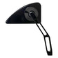 PRO-ONE PERF.MFG. Mirror - Mini w/V2 Cut-Out Stem - Black - Right 102130B