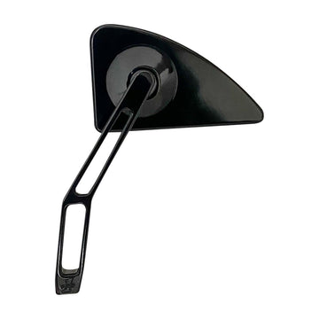 PRO-ONE PERF.MFG. Mirror - Mini w/V2 Cut-Out Stem - Black - Left 102120B