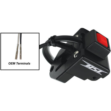 RACE SHOP INC. Billet Throttle Block - Kill Switch - Ski Doo - Black TB-9