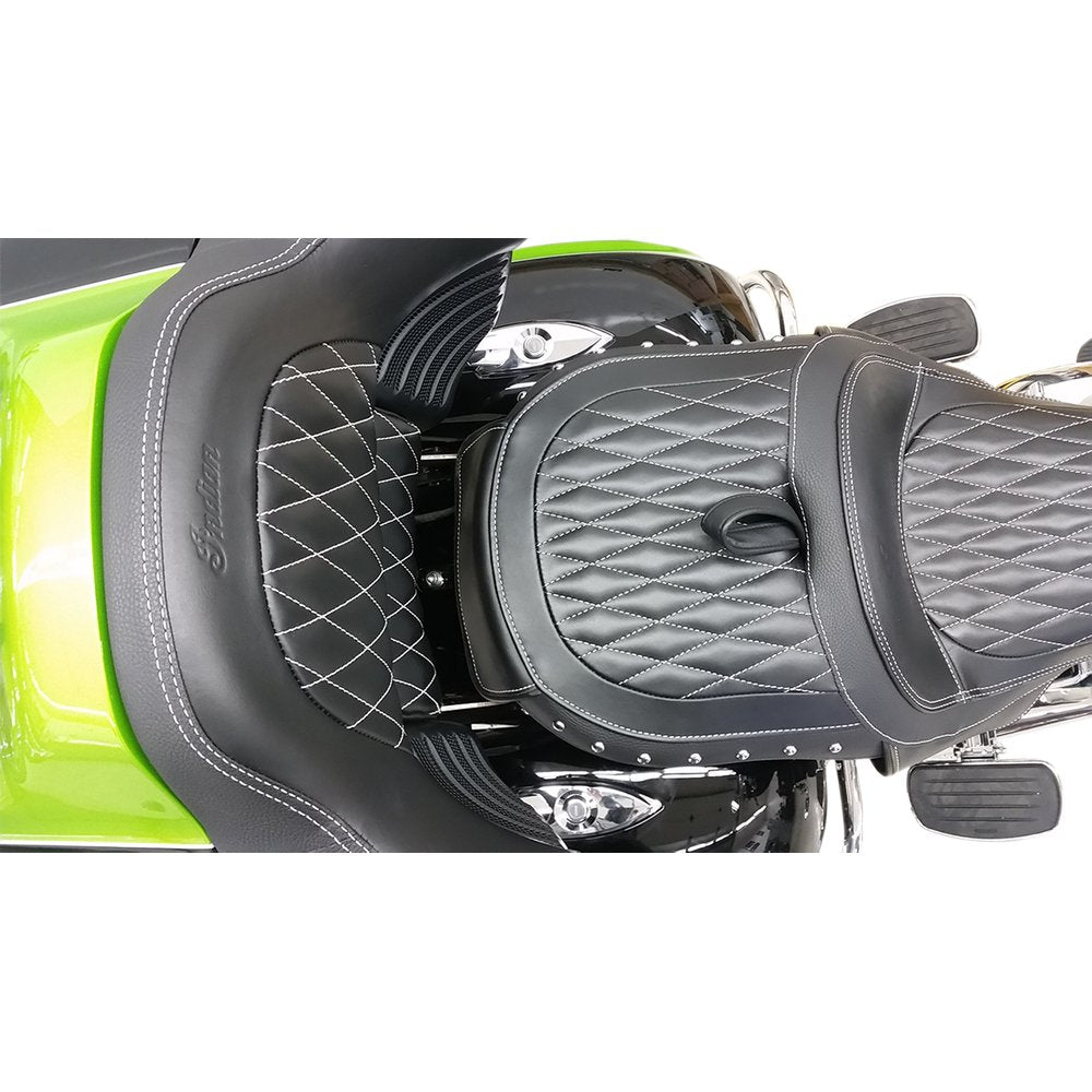 RIVCO PRODUCTS Trunk Relocation Brackets - Chrome - Indian Roadmaster IC010