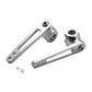 RIVCO PRODUCTS Adjustable Highway Peg Mounts - 1" - Chrome GL18004