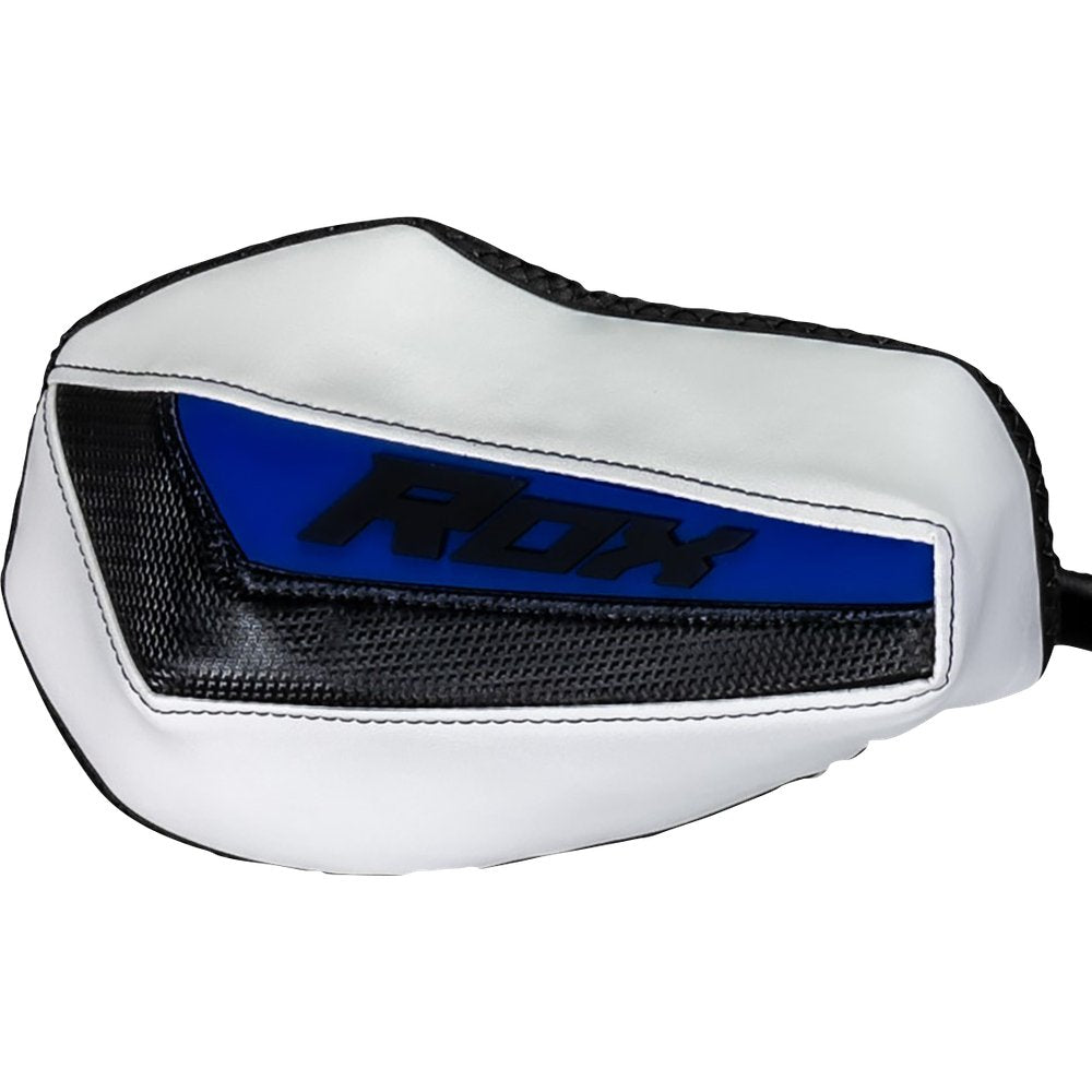 ROX SPEED FX Generation 3 Flex-Tec Handguards - Black/White/Blue FT3-HG-BWB