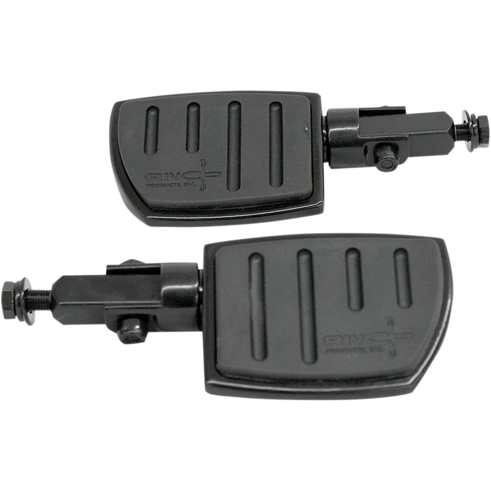 RIVCO PRODUCTS Flatfoot Wide Pegs - Black PEGSWBK