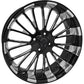 RC COMPONENTS Wheel - Dynasty - Rear - Black Eclipse - 18x7 - Trike 0318700-117E-TR
