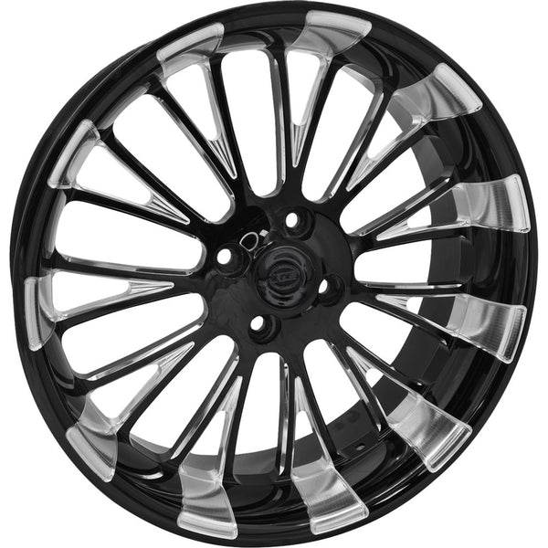 RC COMPONENTS Wheel - Dynasty - Rear - Black Eclipse - 18x7 - Trike 0318700-117E-TR